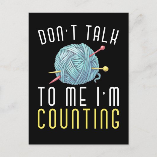 Crochet Hobby Crafting Yarn Lover Briefkaart (Voorkant)