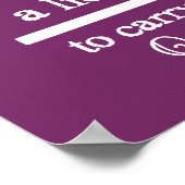 Crochet Hook License Crafts {Dark} Poster (Hoek)