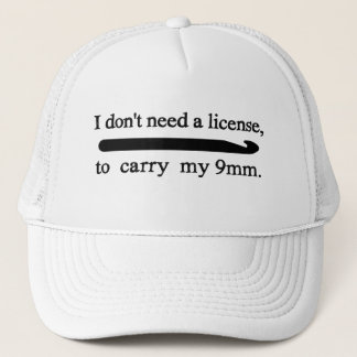 Crochet Hook License Maker Crafts Trucker Pet