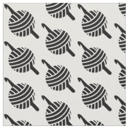 Crochet Hooks + Yarn Ball Crafts Stof