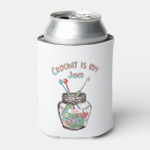 Crochet is mijn Jam Blikjeskoeler (Blikje Voorkant)