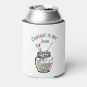 Crochet is mijn Jam Blikjeskoeler (Blikje Achterkant)