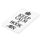 Crochet Keep Calm Hook on Crafts Magneet (Linkerzijde)