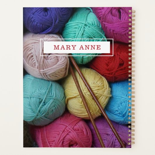Crochet Knit Yarn Persoonlijk Planner (Achterkant)