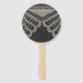 Crochet Lace Handwaaier (Voorkant)