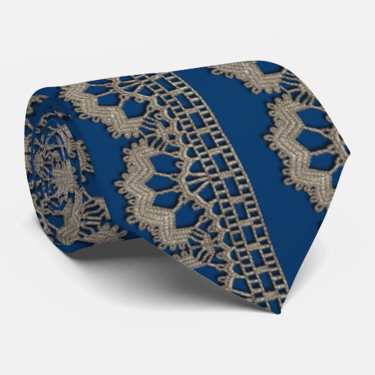 Crochet Lace Stropdas (Opgerold)