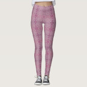 Crochet Look Leggings rose - HAMbyWG (Devant)