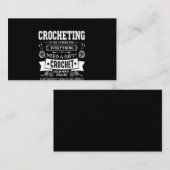 Crochet Lover| I Love Crochetting Visitekaartje (Voorkant / Achterkant)
