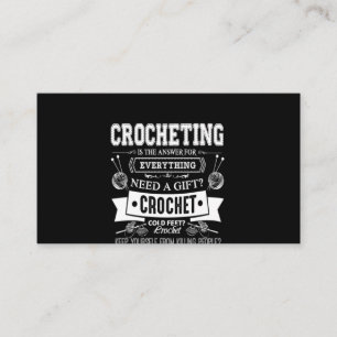 Crochet Lover I Love Crochetting Visitekaartje