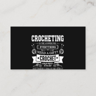 Crochet Lover| I Love Crochetting Visitekaartje