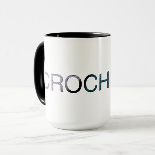 Crochet Mug 15 oz (Devant gauche)