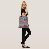 Crochet Multicolored Pattern Draagtas (Op model)