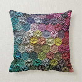 Crochet no2 fleece hion kussen