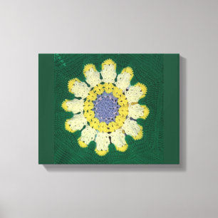 Crochet Pattern - Daisy Canvas Afdruk