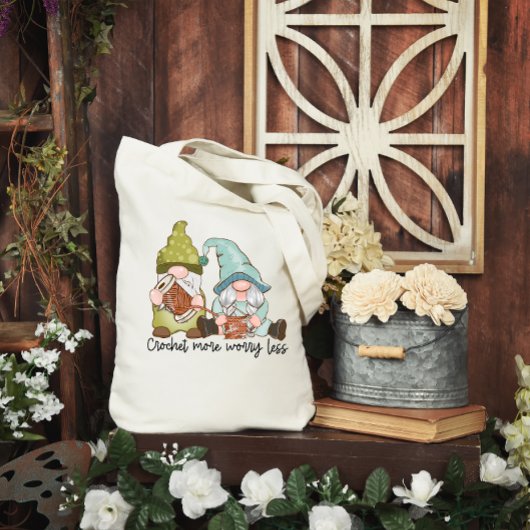 Crochet plus s'inquiéter moins de Sac fourre-tout