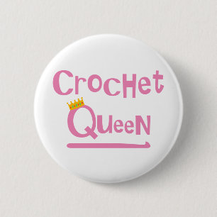 Crochet Queen Ronde Button 5,7 Cm