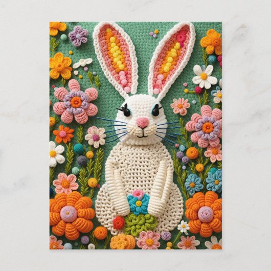 Crochet Rabbit, Carte postale de poste (Devant)