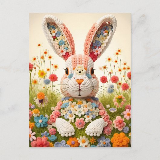 Crochet Rabbit, Carte postale de poste (Devant)