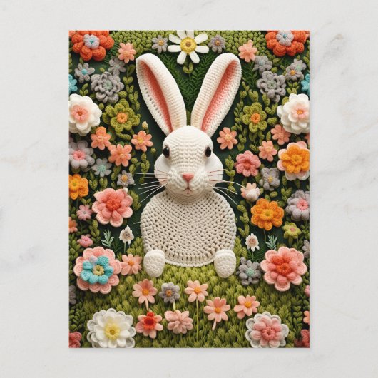 Crochet Rabbit, Carte postale de poste (Devant)