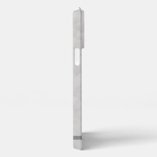 Crochet Shell Stitch Monogram Gray iPhone Case iPhone Hoesje (Rechterkant)