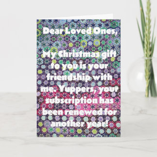 Crochet Temperature Blanket Snarky Christmas Card Feestdagen Kaart