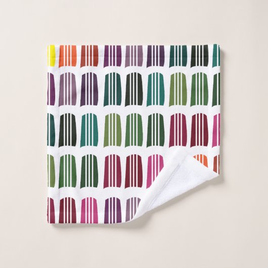 Crochet Tricot coloré Fil (Gant de toilette)