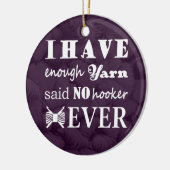 Crochet - Yarn Hoarder Crafts Keramisch Ornament (Links)