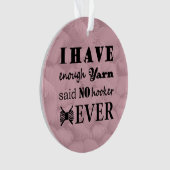 Crochet - Yarn Hoarder Crafts Ornament (voorkant)