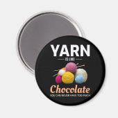 Crocheting Crochet Chocolate Knitting Crochet Magneet (Voorkant / Achterkant)