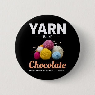 Crocheting Crochet Chocolate Knitting Crochet Ronde Button 5,7 Cm