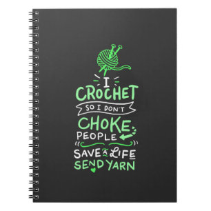 Crocheting Crocheter Gift Notitieboek