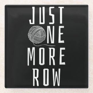 Crocheting Funny Gezegde Yarn Gift Glazen Onderzetter