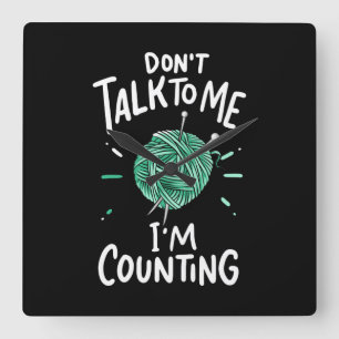 Crocheting Knitting Vierkante Klok