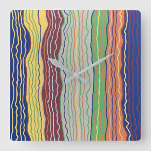 Crochets modernes 3 Horloge murale