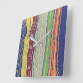 Crochets modernes 3 Horloge murale (Angle)