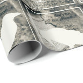 Crochets sur pages de livre emballage cadeau (Coin rond)