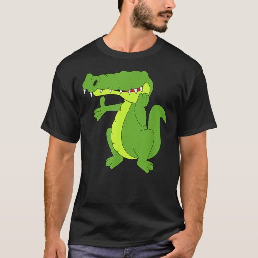Crocodile Alligator Matching Group Halloween Costu T-shirt (Voorkant)