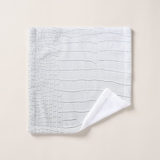 Crocodile blanc - Impression (Gant de toilette)