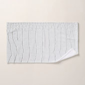 Crocodile blanc - Impression (Serviette à main)