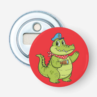 crocodile button flesopener