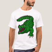 crocodile cartoon t-shirt (Voorkant)