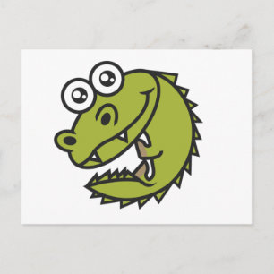 Crocodile Cute Baby Croc Briefkaart