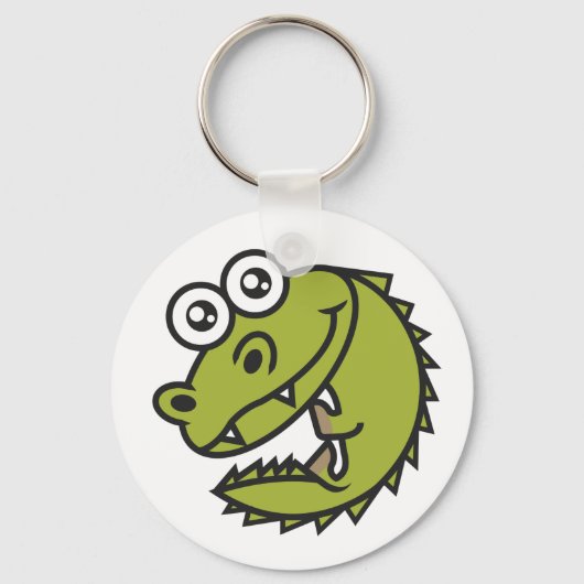 Crocodile Cute Baby Croc Sleutelhanger (Voorkant)