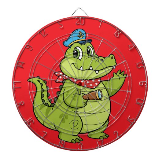 crocodile dartbord (Voorkant)