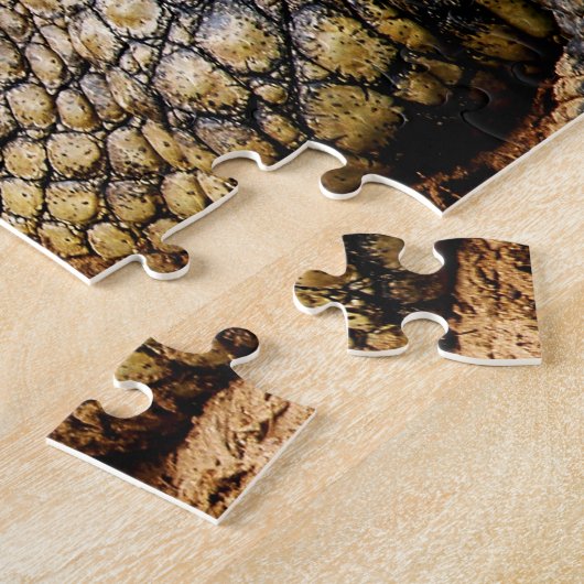 Crocodile du Nil, Puzzle de Jigsaw (Côté)
