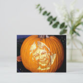 Crocodile Hunter Pumpkin Briefkaart (Staand voorkant)