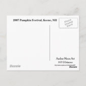 Crocodile Hunter Pumpkin Briefkaart (Achterkant)