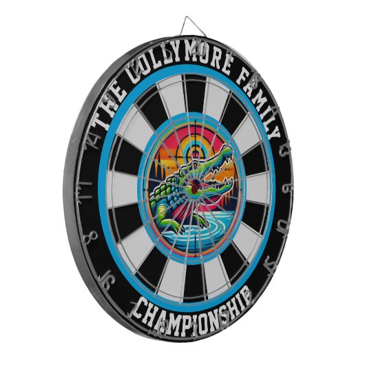 Crocodile Lake Precision-ontwerp Dartbord (Voorkant Links)