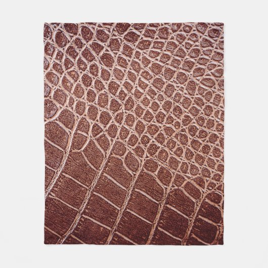 Crocodile leather pattern backgroundabstract,allig fleece deken (Voorkant)