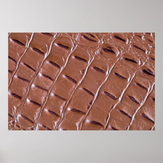 Crocodile leather textured backgroundabstract, ani poster (Voorkant)
